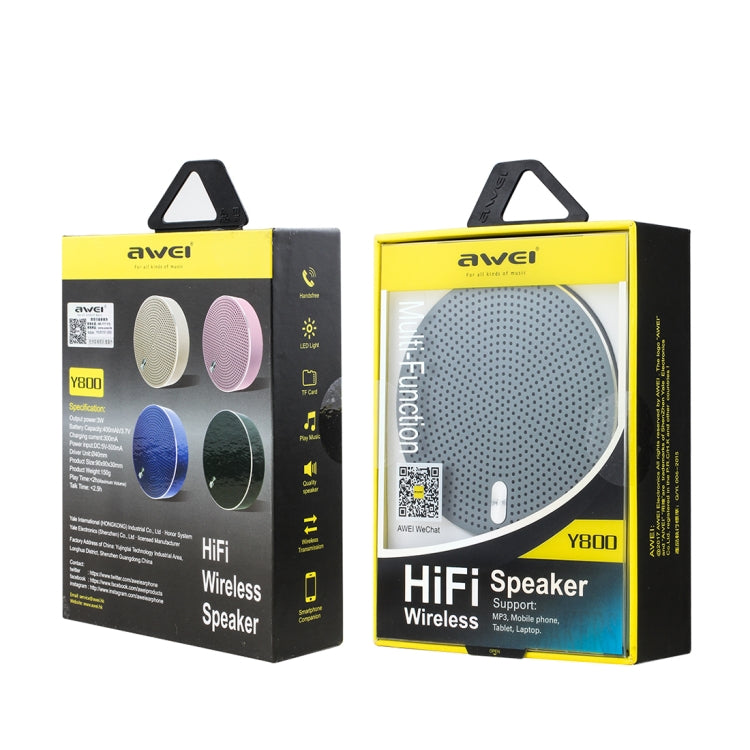awei Y800 用維無線藍牙音響音箱, 支持TF卡