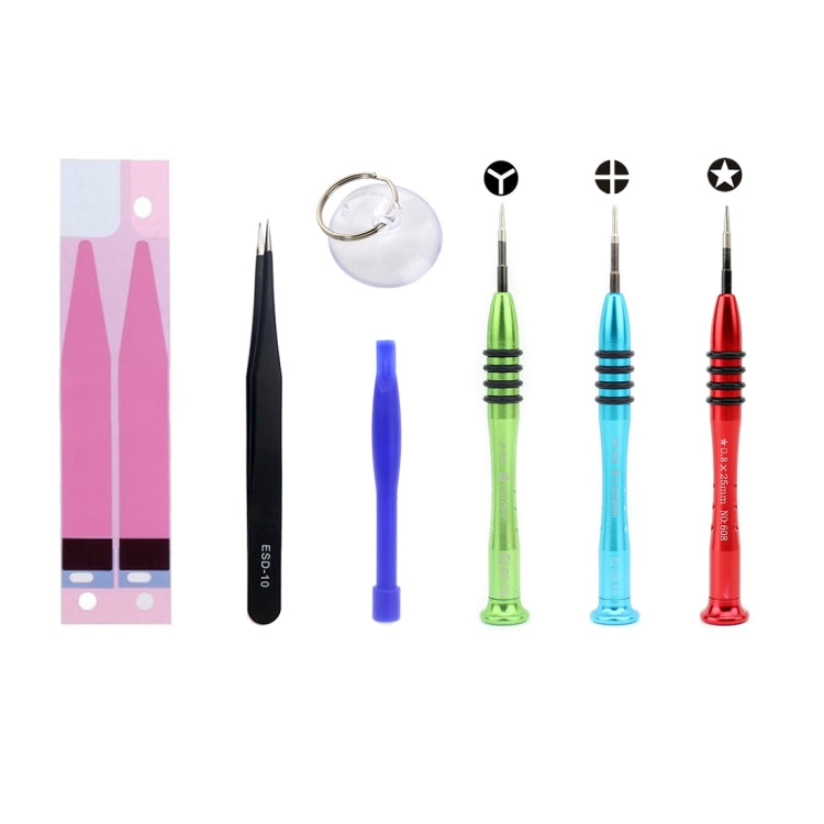 佳發JF-8163 7合1 4.7寸 適用於iPhone 7 電池維修工具套裝