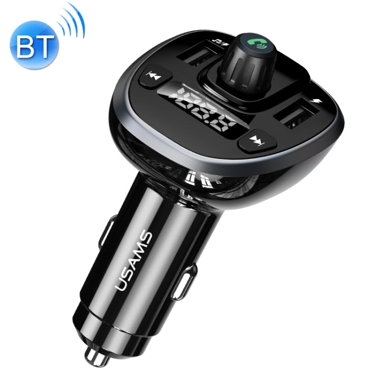 USAMS US-CC115 C21 雙USB 3.4A數顯藍牙FM車充