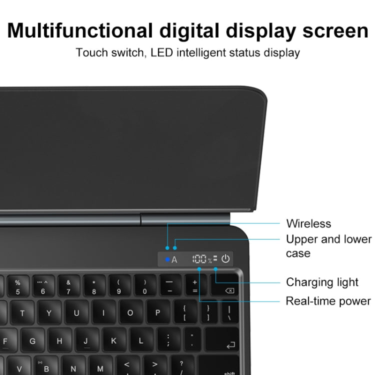 摩米士 KB3M MAG LINK 無線懸浮磁吸鍵盤皮套 適用於iPad Pro 11 2022 / 2021 / 2020 / 2018 / Air 2022 / 2020 10.9