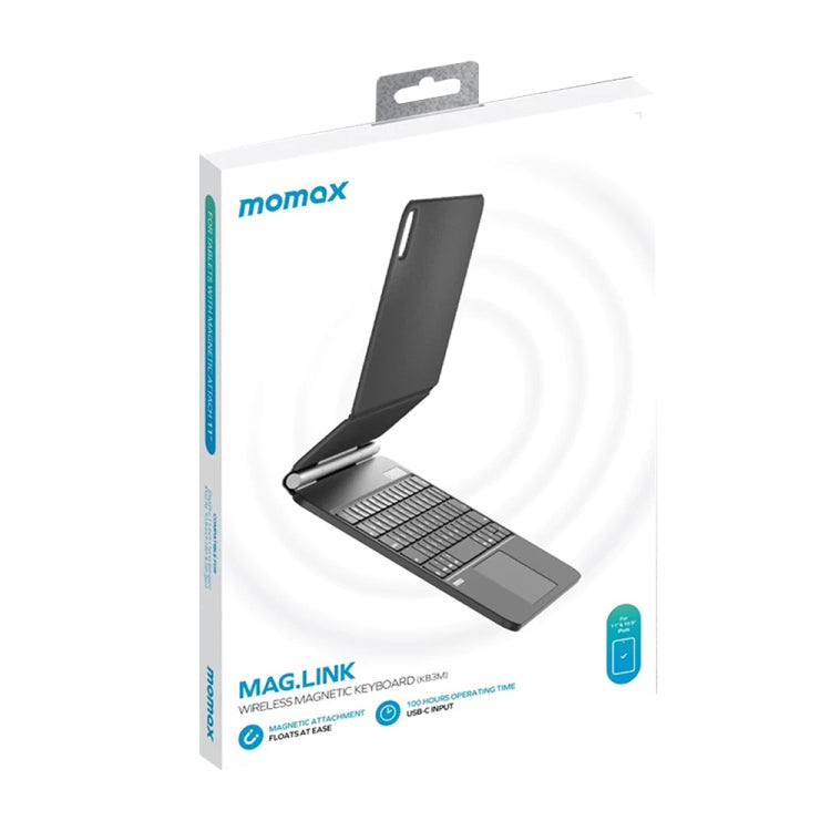 摩米士 KB3M MAG LINK 無線懸浮磁吸鍵盤皮套 適用於iPad Pro 11 2022 / 2021 / 2020 / 2018 / Air 2022 / 2020 10.9