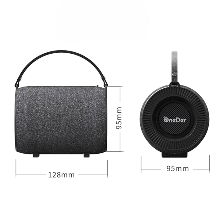 Oneder V3 戶外手提式藍牙音箱 支持免提&FM & TF卡 & AUX