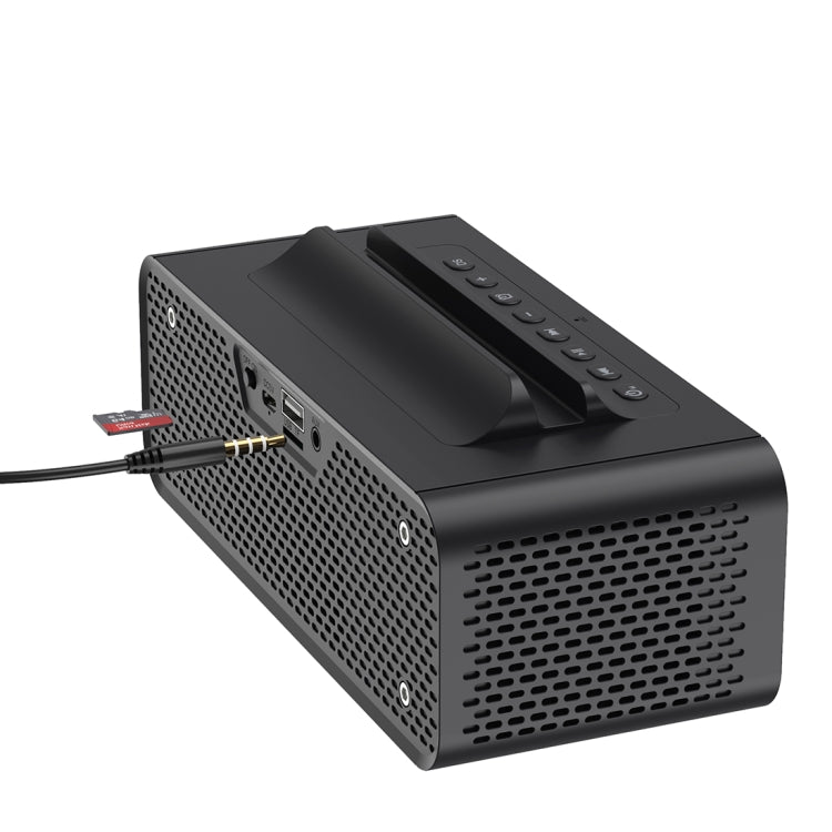 Oneder V06  藍牙音箱 LED屏显示時間鐘錶 支持免提&FM & TF卡 & AUX