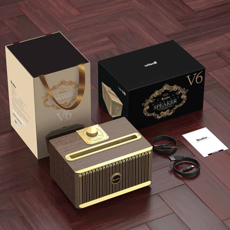 Oneder V6 便攜式藍牙音箱 支持免提&FM & TF卡 & AUX
