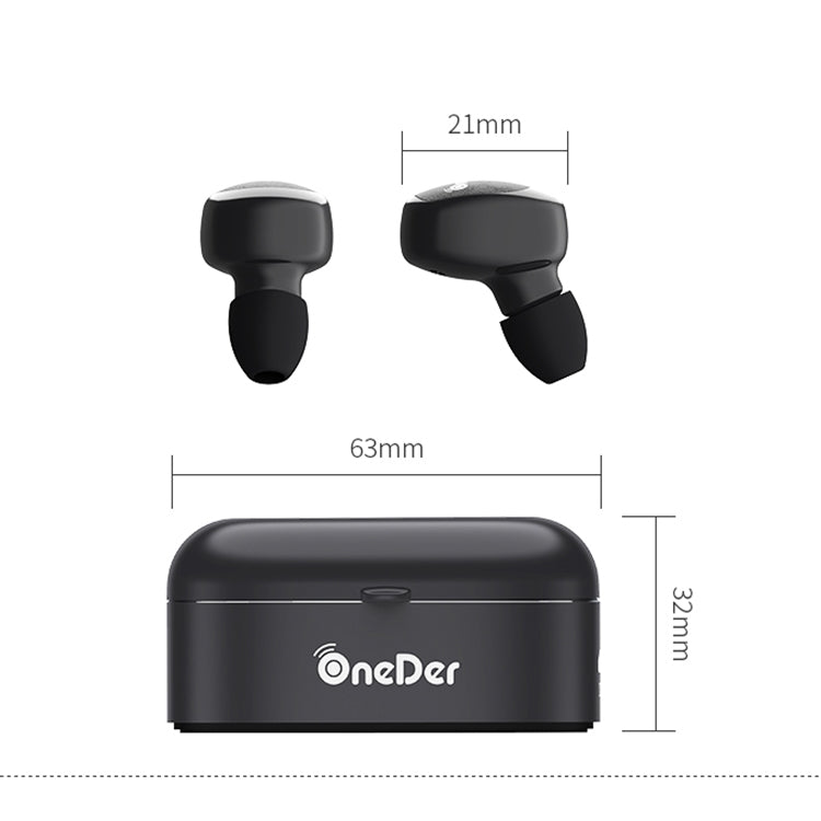 Oneder W11 立體聲TWS無線雙耳藍牙耳機