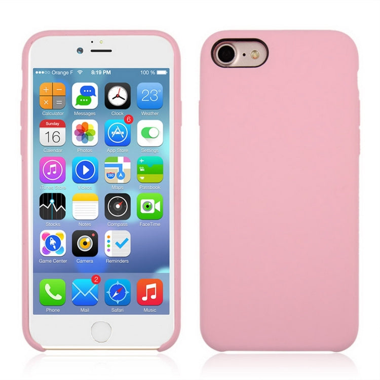 適用於蘋果 iPhone 8 & 7  純色液態硅膠 白色