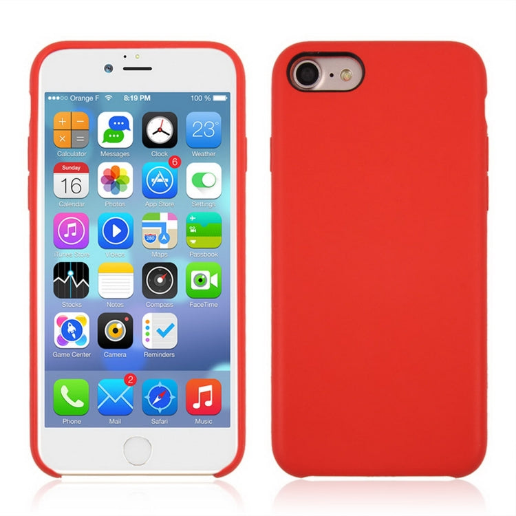 適用於蘋果 iPhone 8 & 7  純色液態硅膠 白色