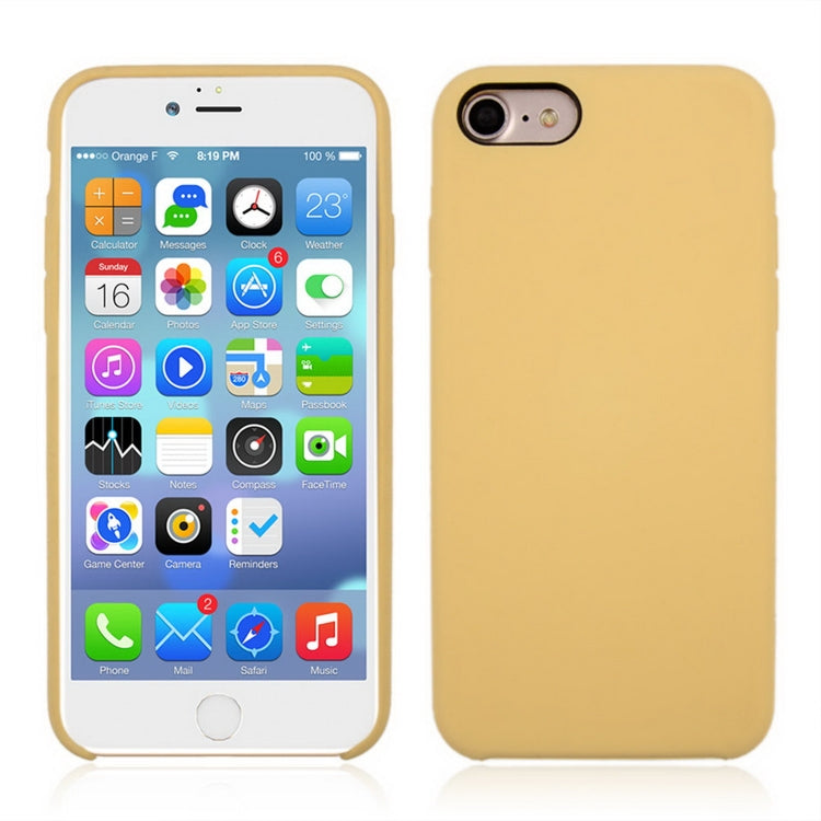 適用於蘋果 iPhone 8 & 7  純色液態硅膠 白色