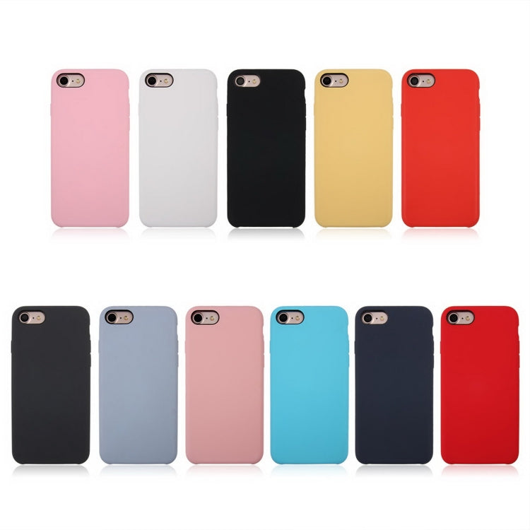 適用於蘋果 iPhone 8 & 7  純色液態硅膠 白色