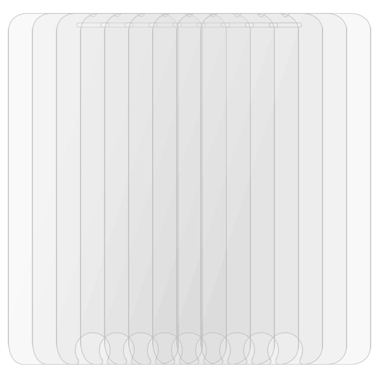 10pcs 適用於蘋果iPhone 8 Plus & iPhone 7 Plus 非全屏鋼化玻璃保護膜