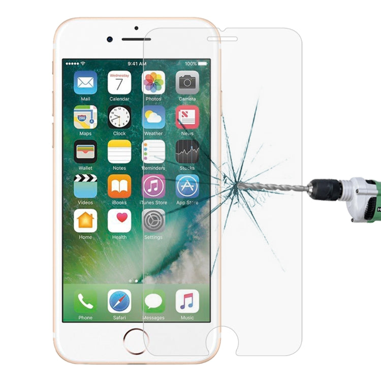 適用於蘋果iPhone 8 Plus & iPhone 7 Plus 0.26mm厚度 9H表面硬度 2.5D弧邊 非全屏鋼化玻璃保護膜