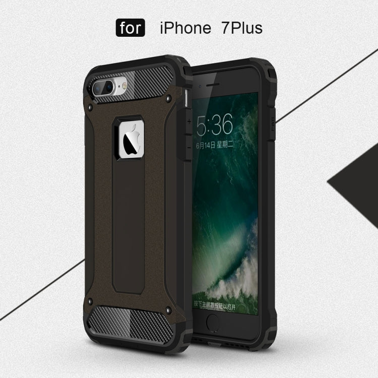 適用於蘋果 iPhone 8 Plus & 7 Plus   金剛鐵甲TPU+PC組合殼