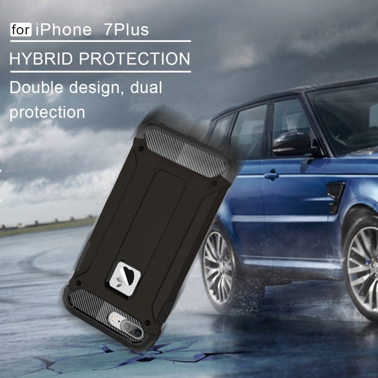 適用於蘋果 iPhone 8 Plus & 7 Plus   金剛鐵甲TPU+PC組合殼