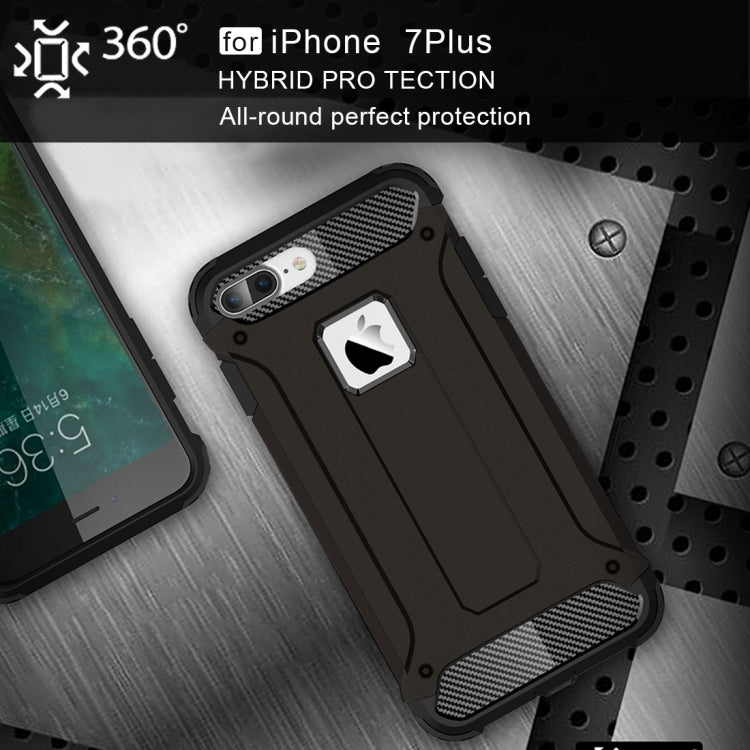 適用於蘋果 iPhone 8 Plus & 7 Plus   金剛鐵甲TPU+PC組合殼