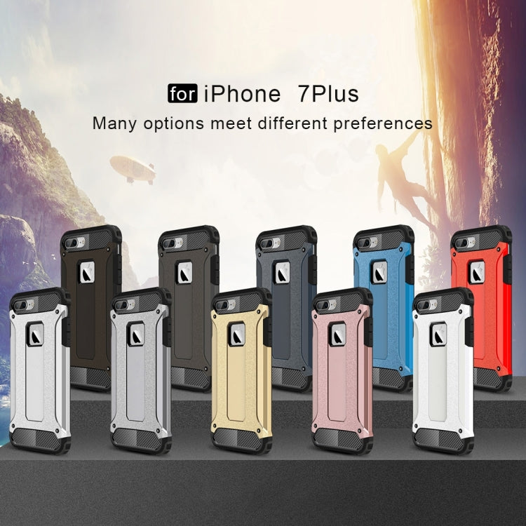 適用於蘋果 iPhone 8 Plus & 7 Plus   金剛鐵甲TPU+PC組合殼