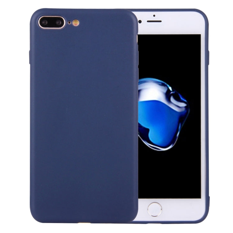 5.5英寸  適用於iPhone 8 Plus & 7 Plus   純色TPU保護殼 不帶圓孔