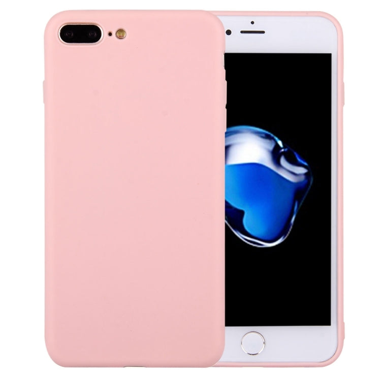 5.5英寸  適用於iPhone 8 Plus & 7 Plus   純色TPU保護殼 不帶圓孔