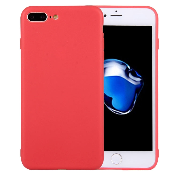 5.5英寸  適用於iPhone 8 Plus & 7 Plus   純色TPU保護殼 不帶圓孔