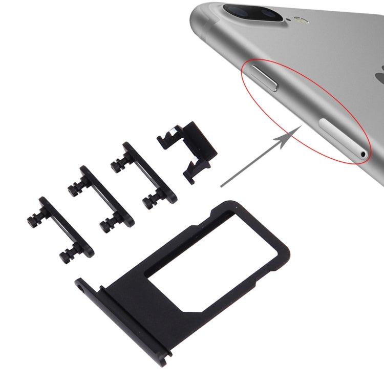 5.5英寸 適用於蘋果iPhone 7 Plus 卡托 音量鍵+電源鍵+靜音/震動鍵