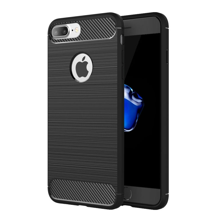 適用於iPhone 7 Plus 拉絲紋纖維TPU盔甲保護殼