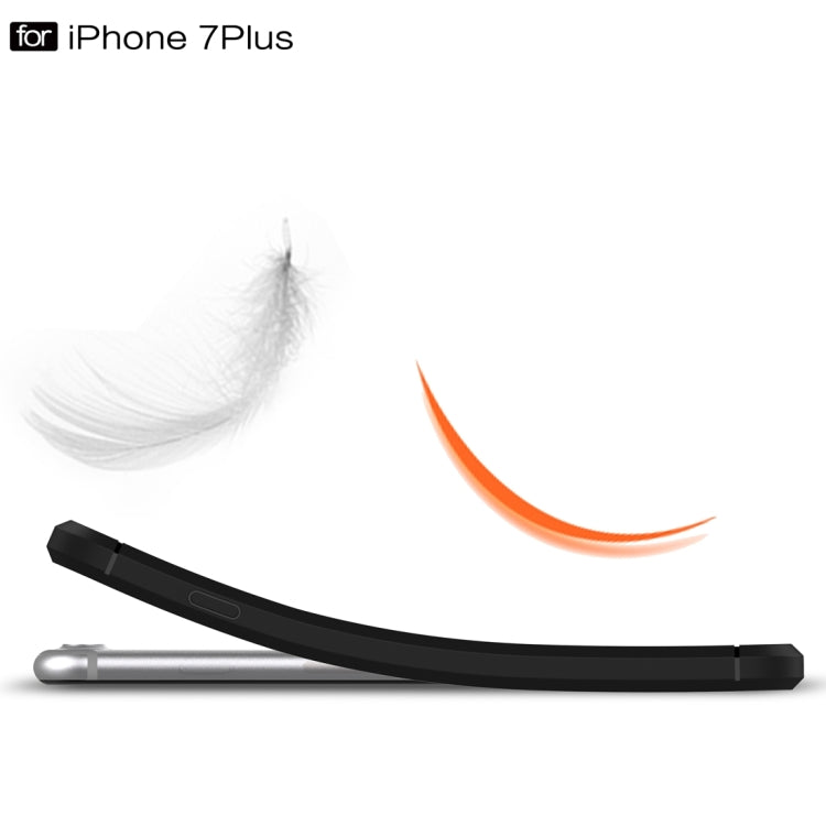適用於iPhone 7 Plus 拉絲紋纖維TPU盔甲保護殼