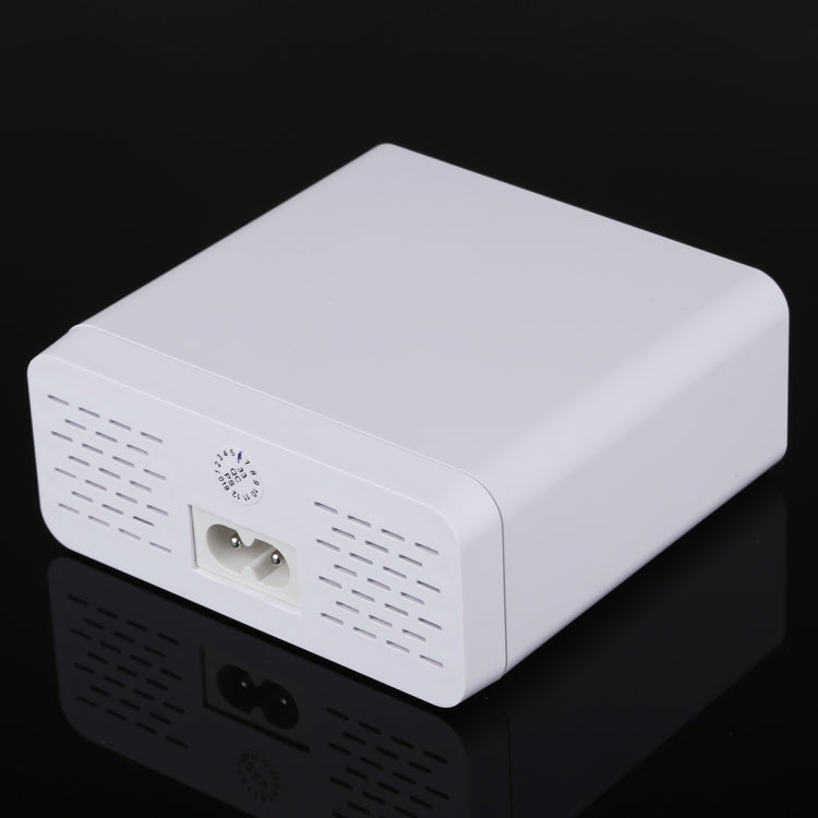 899 30W QC 3.0 6個USB端口快速充電器，帶LCD数字显示屏，歐規