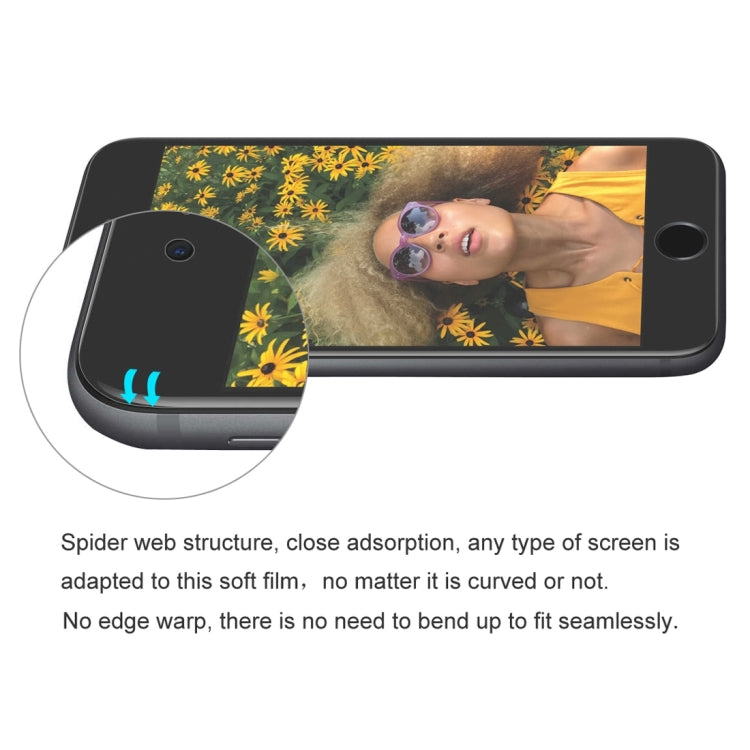 恩凱 草帽王子 適用於iPhone 8 Plus & 7 Plus 0.1mm TPU+TPE+PET材質3D全屏防爆軟膜 水凝膜
