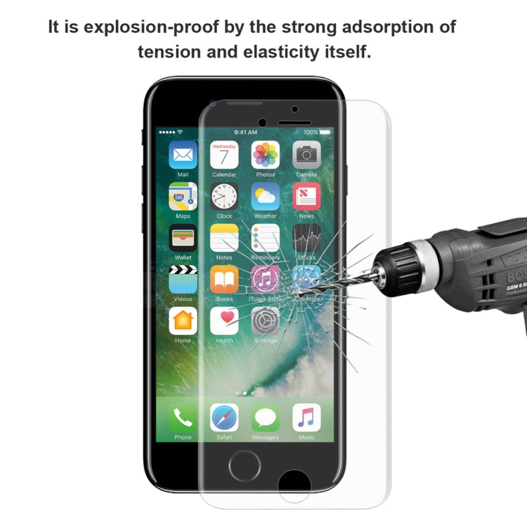 恩凱 草帽王子 適用於iPhone 8 Plus & 7 Plus 0.1mm TPU+TPE+PET材質3D全屏防爆軟膜 水凝膜