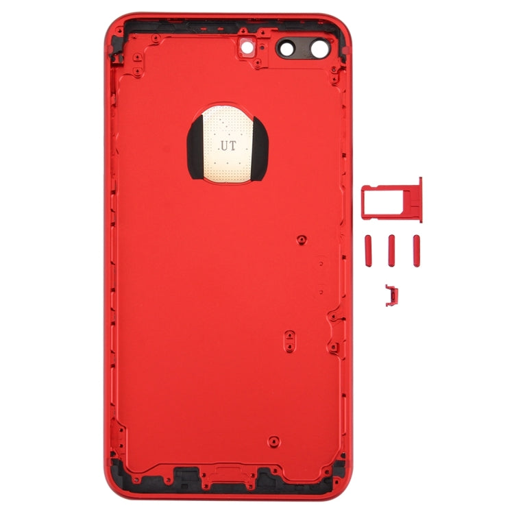 5.5英寸 適用於iPhone 7 Plus 六合一  卡槽 音量控制鍵 開機鍵 聲音振動切換鍵 LOGO) 全套替換殼