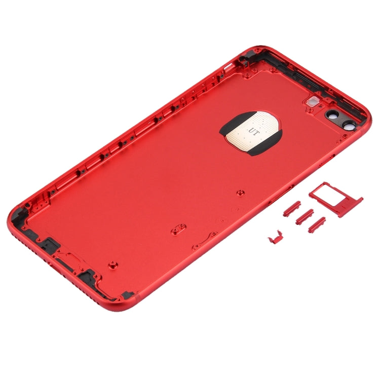 5.5英寸 適用於iPhone 7 Plus 六合一  卡槽 音量控制鍵 開機鍵 聲音振動切換鍵 LOGO) 全套替換殼