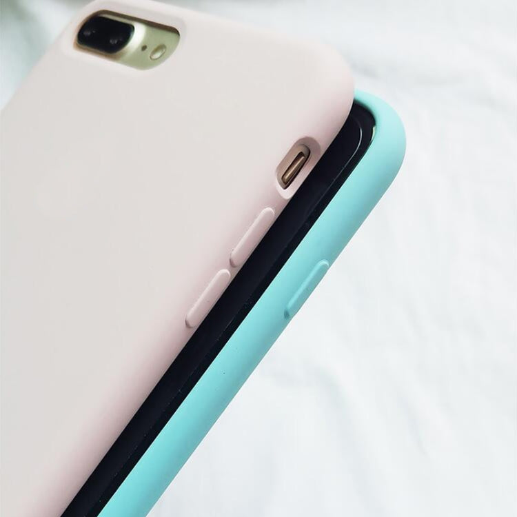 適用於iPhone 8 Plus & 7 Plus 純色液態硅膠保護殼