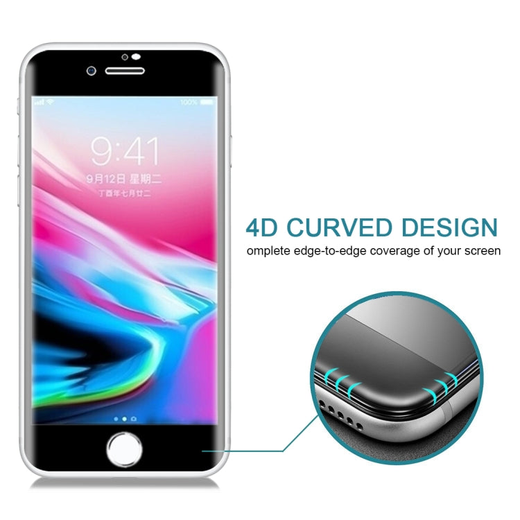 適用於iPhone SE 2020 / 8 / 7  二強絲印全屏鋼化貼膜