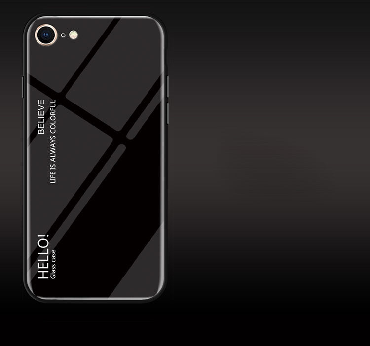 適用於iPhone 8 & 7 漸變色玻璃殼