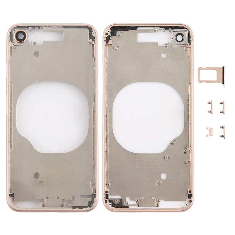 適用於iPhone 8 透明后蓋帶相圈&邊鍵&卡托