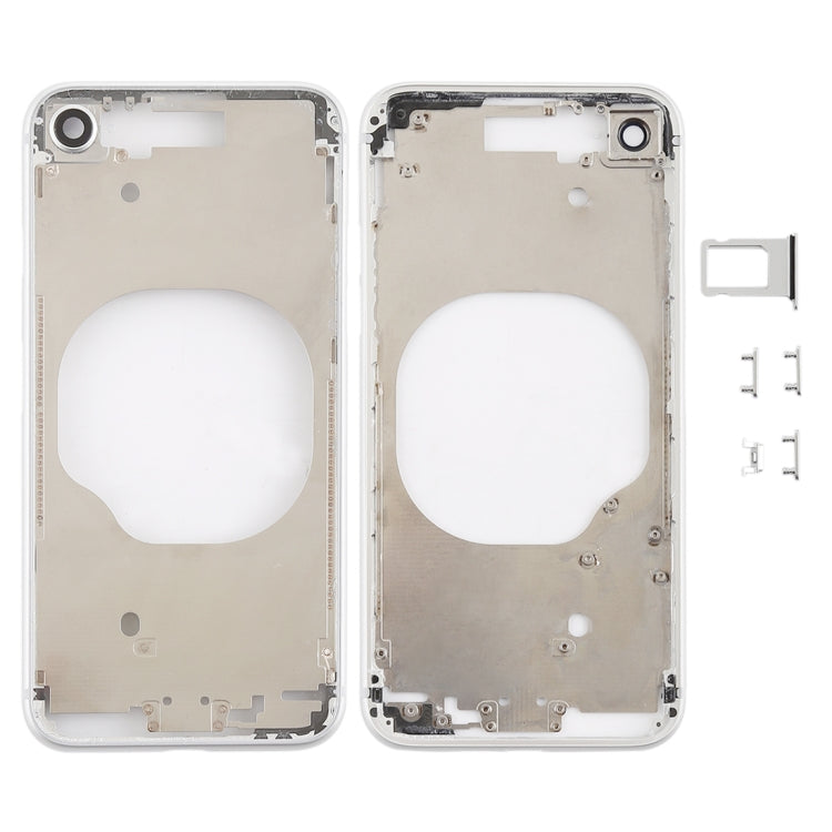 適用於iPhone 8 透明后蓋帶相圈&邊鍵&卡托