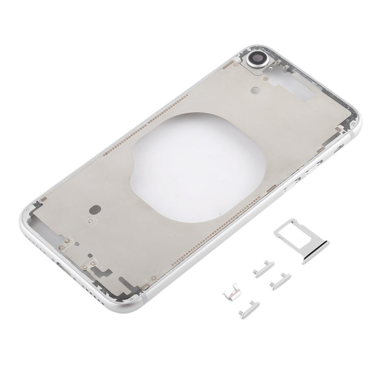 適用於iPhone 8 透明后蓋帶相圈&邊鍵&卡托