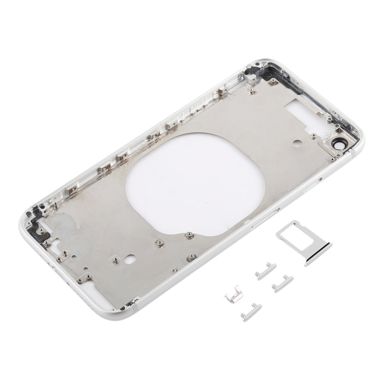 適用於iPhone 8 透明后蓋帶相圈&邊鍵&卡托
