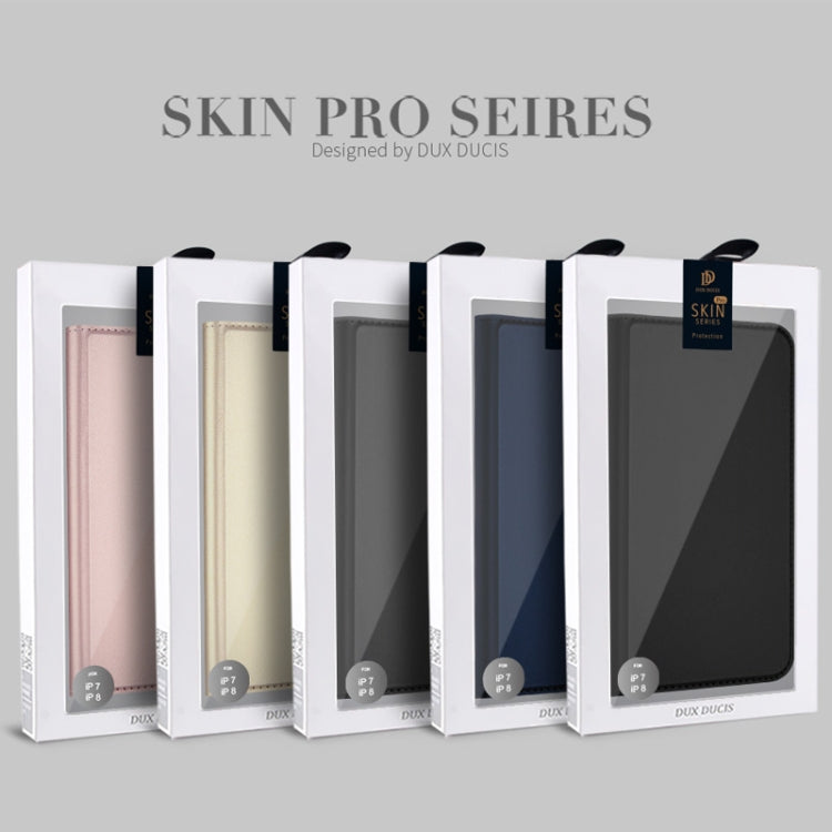 DUX DUCIS 適用於iPhone SE 2022 / SE 2020 / 8 / 7  PU + TPU左右翻蓋皮套 帶支架&卡槽