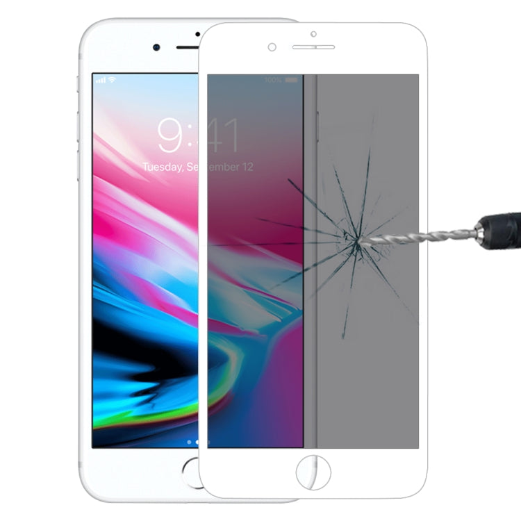 適用於iPhone SE 2022 / 2020 / 8 / 7 9H 6D弧邊防窺鋼化膜