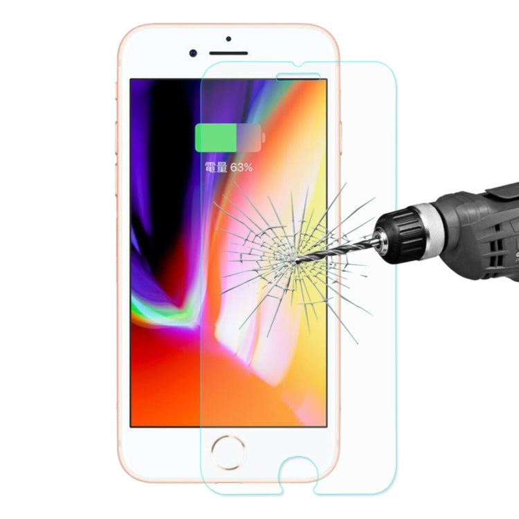 恩凱 適用於iPhone 8 & 7 0.26mm 9H表面硬度 2.5D弧邊鋼化玻璃保護膜