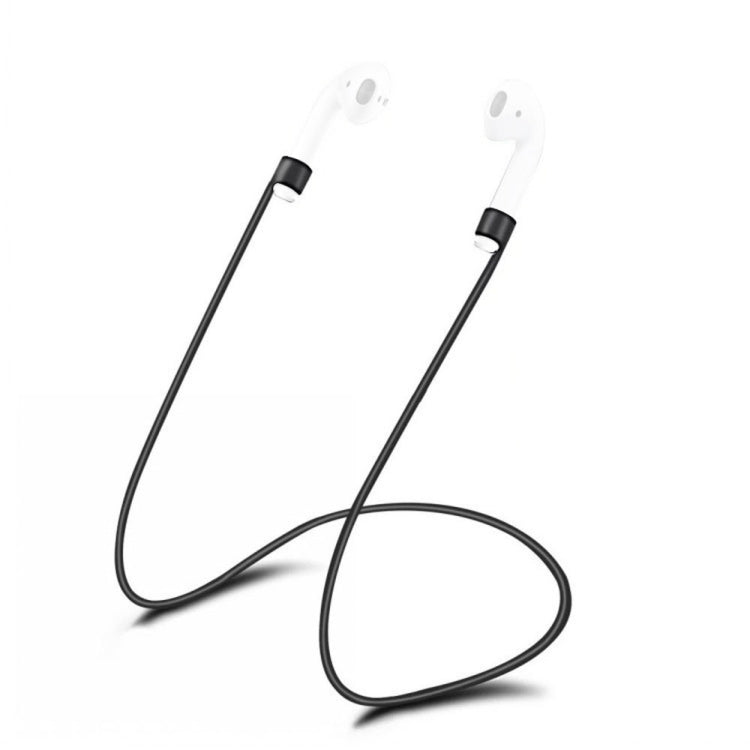 適用於蘋果AirPods 1/2代通用無線藍牙耳機防丟繩 男女通用硅膠防掉掛繩，線長60cm