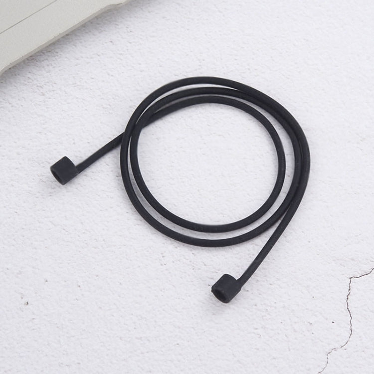 適用於蘋果AirPods 1/2代通用無線藍牙耳機防丟繩 男女通用硅膠防掉掛繩，線長60cm