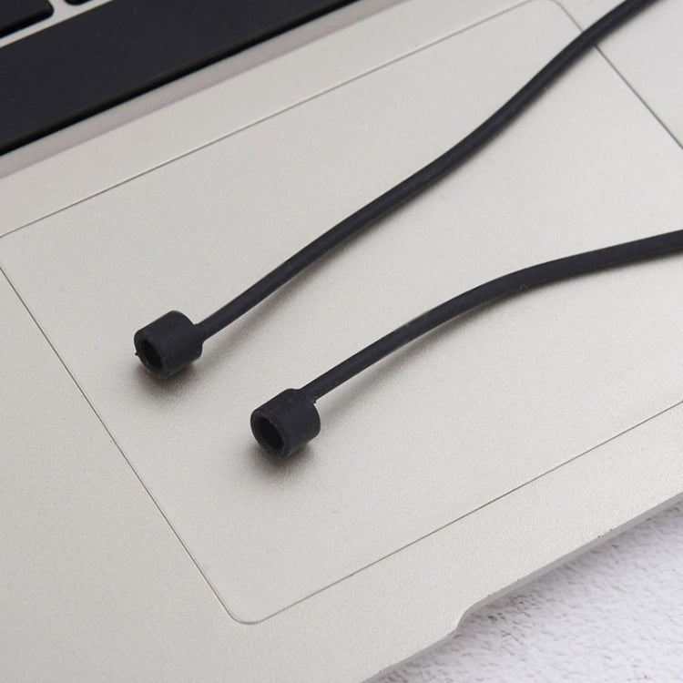 適用於蘋果AirPods 1/2代通用無線藍牙耳機防丟繩 男女通用硅膠防掉掛繩，線長60cm