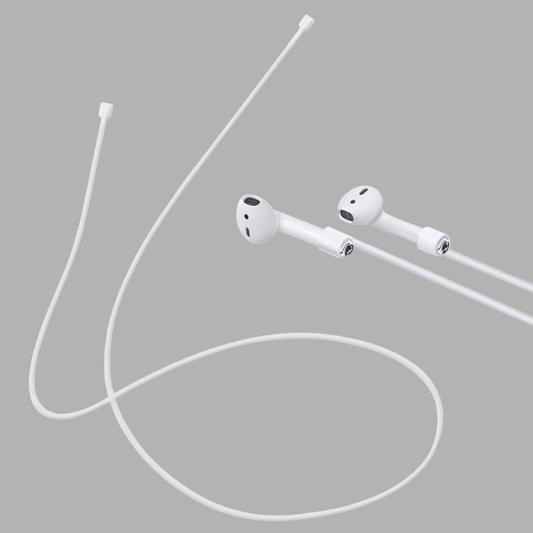 適用於蘋果AirPods 1/2代通用無線藍牙耳機防丟繩 男女通用硅膠防掉掛繩，線長60cm