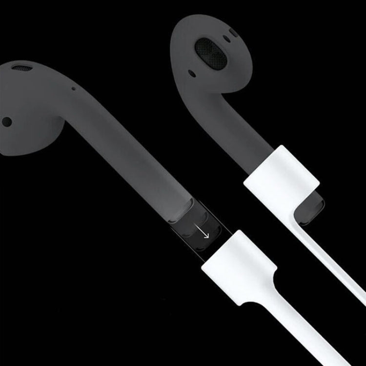 適用於蘋果AirPods 1/2代通用無線藍牙耳機防丟繩 男女通用硅膠防掉掛繩，線長60cm