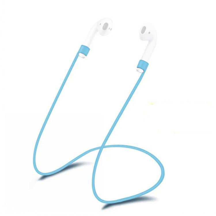 適用於蘋果AirPods 1/2代通用無線藍牙耳機防丟繩 男女通用硅膠防掉掛繩，線長60cm