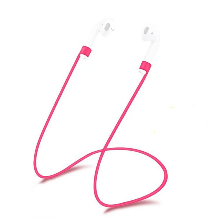 適用於蘋果AirPods 1/2代通用無線藍牙耳機防丟繩 男女通用硅膠防掉掛繩，線長60cm