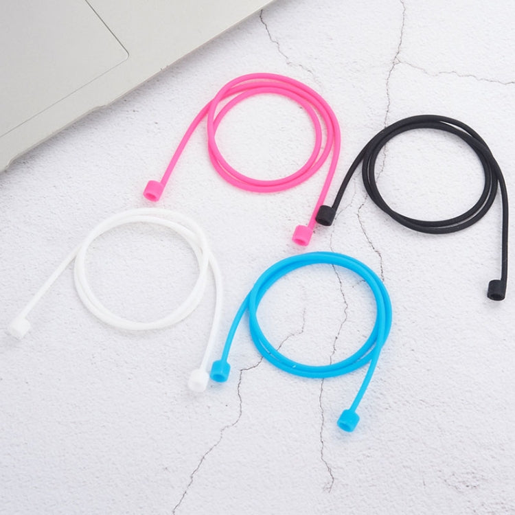 適用於蘋果AirPods 1/2代通用無線藍牙耳機防丟繩 男女通用硅膠防掉掛繩，線長60cm