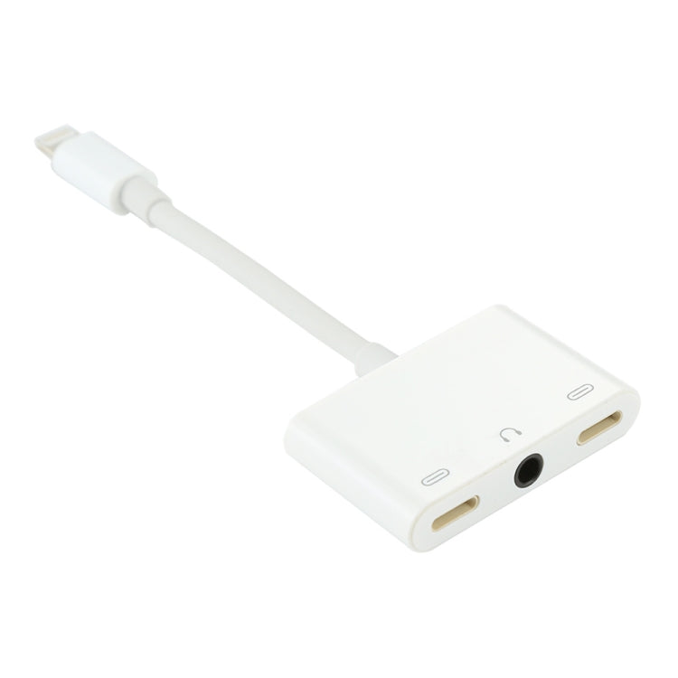 8 Pin公頭 轉 雙8 Pin母頭&3.5mm母頭 音頻適配器轉接頭