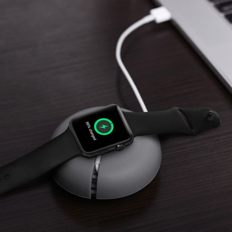 原創適用於蘋果手錶充電適用於蘋果配件收納 Apple Watch硅膠支架底座